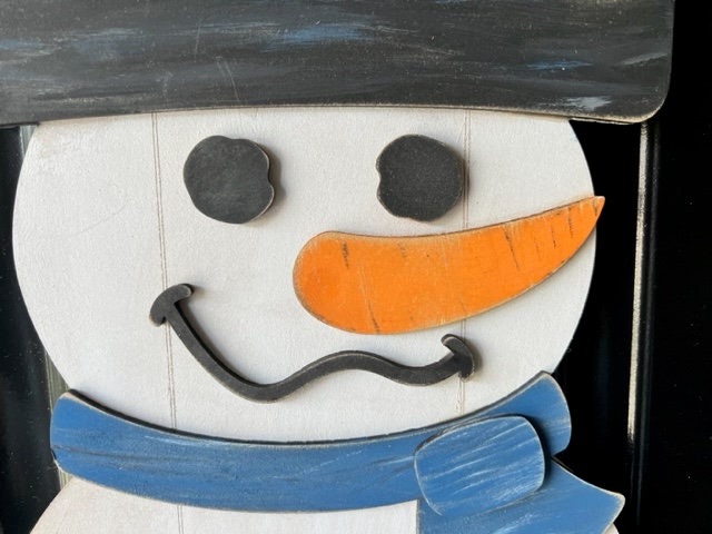 Snowman Door Hanger Kit, DIY Kit, Christmas, Christmas Decor
